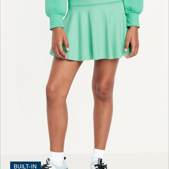 High-Waisted PowerSoft Skort for Girls - Picture 3 of 9